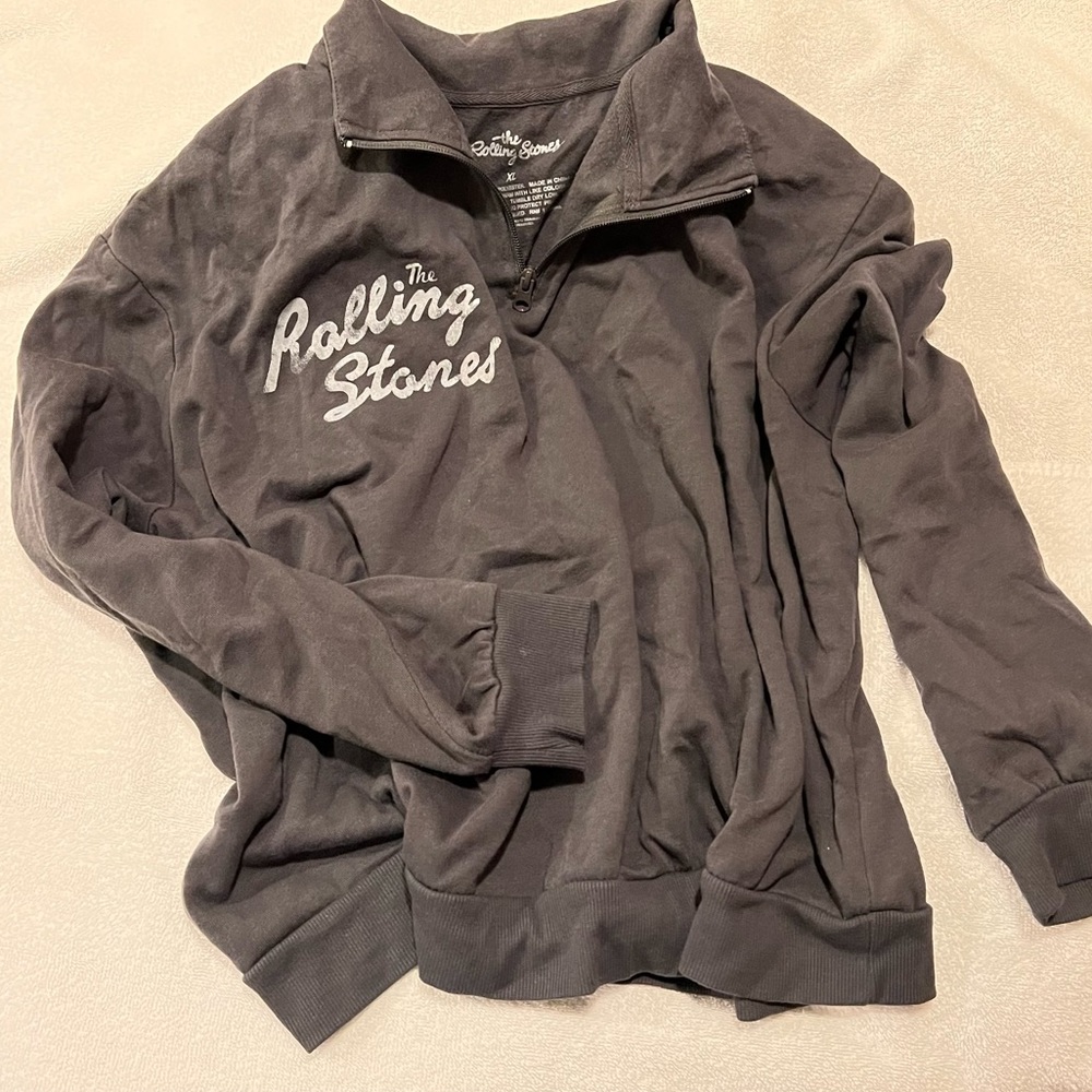 Rolling Stones crop long sleeve